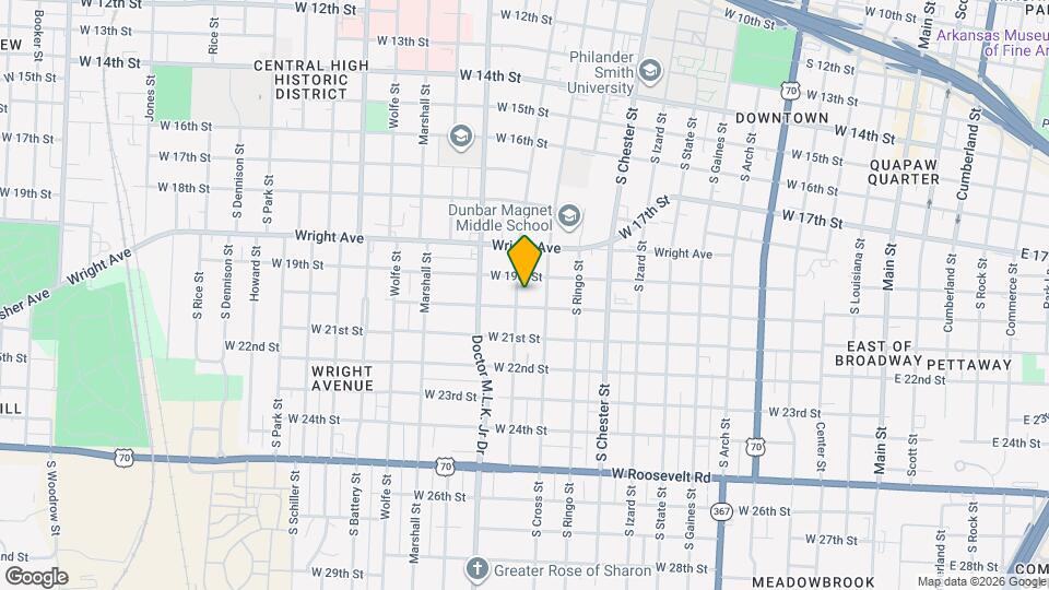 1915 S Pulaski St Map and Location Details