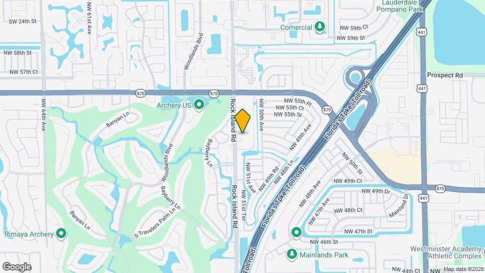 5102 NW 53rd St Map and Location Details