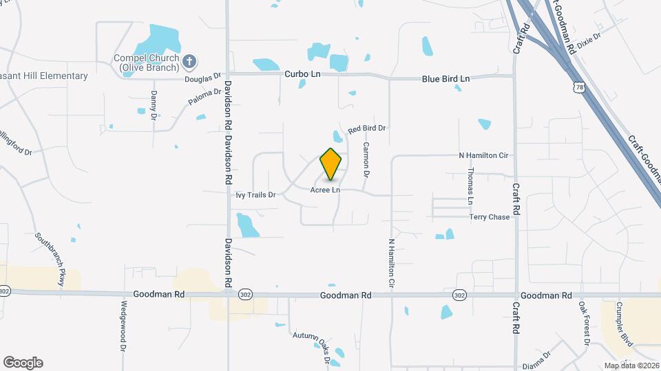 6308 Acree Ln Map and Location Details