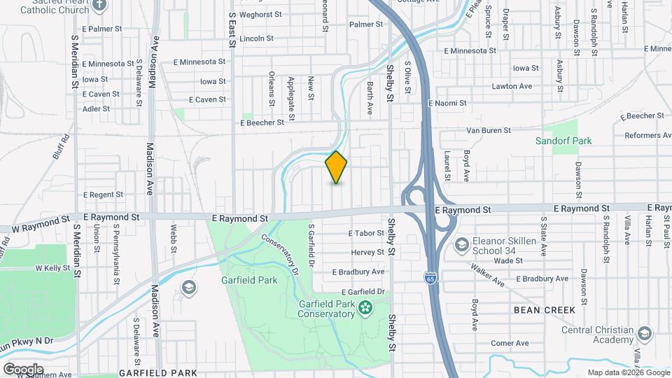 2137 Napoleon St Map and Location Details