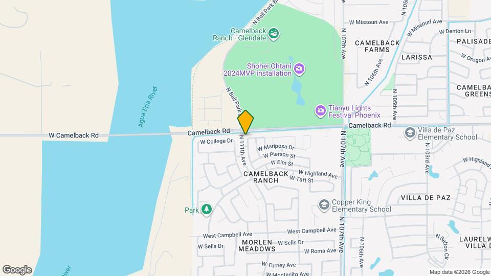 4922 N 110th Ln Map and Location Details