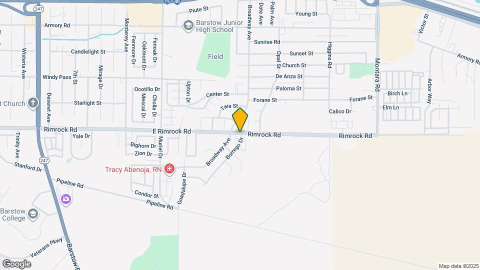 Borrego Rim Apartments Map and Location Details