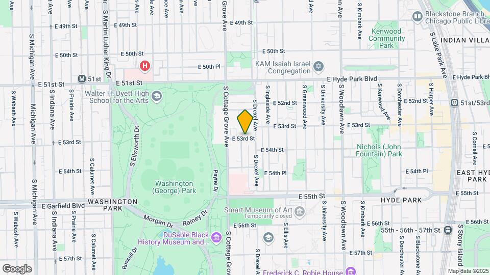 842 E 53rd St Map and Location Details