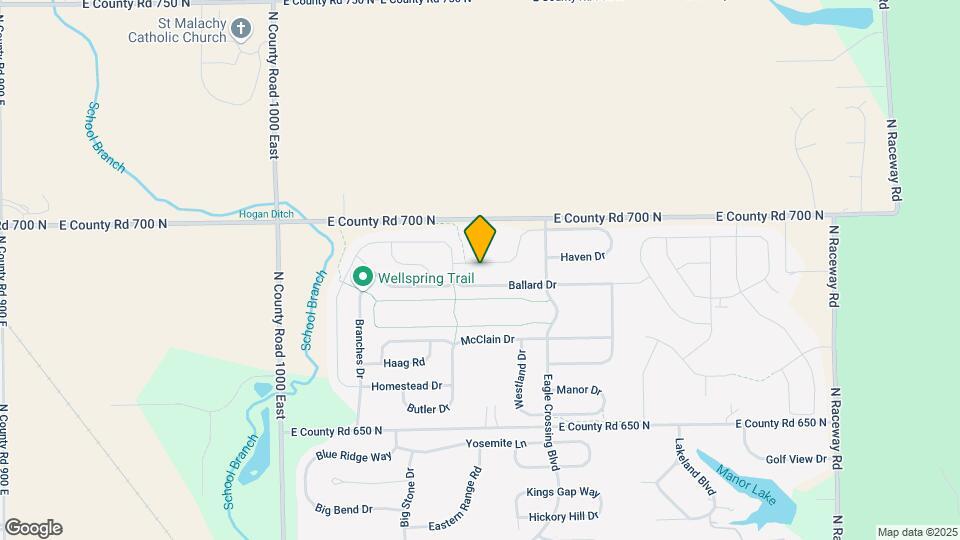 10433 Long Branch Dr Map and Location Details