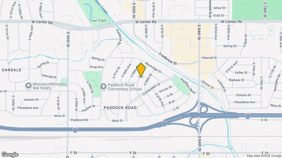 3341 S 89th St Map and Location Details