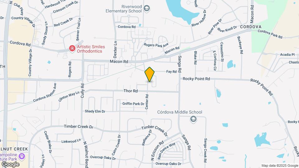1033 W Montebello Cir Map and Location Details