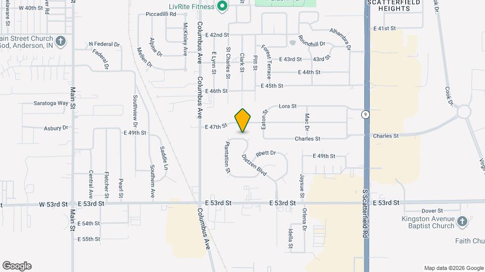 1328 Wilkes Dr Map and Location Details