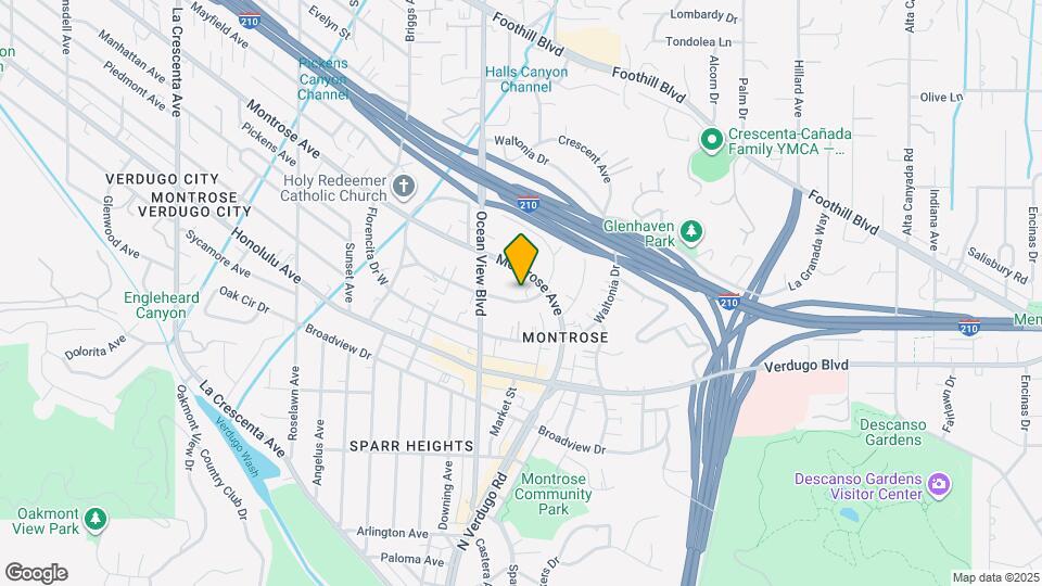 2225 Mira Vista Ave Map and Location Details