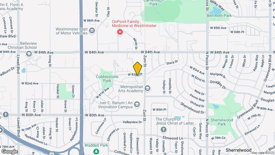2430 W 82nd Pl, Unit # 3G Map and Location Details