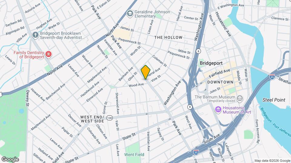 1269 Park Ave Map and Location Details