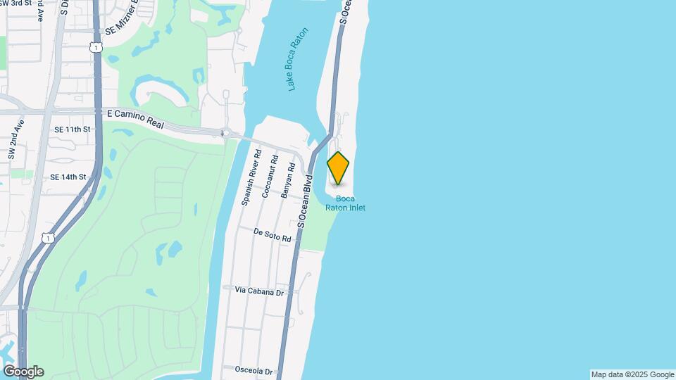 1000 S Ocean Blvd Map and Location Details