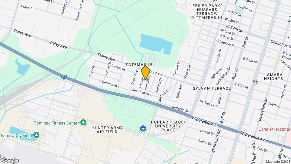 5202 Wendell St Map and Location Details