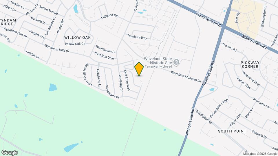 3900 Loblolly Way Map and Location Details