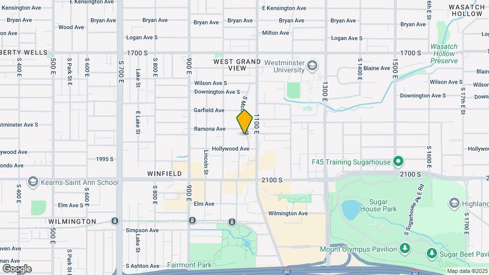 1932 S McClelland St Map and Location Details