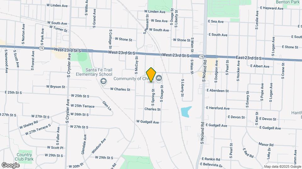 1330 S Spring St Map and Location Details