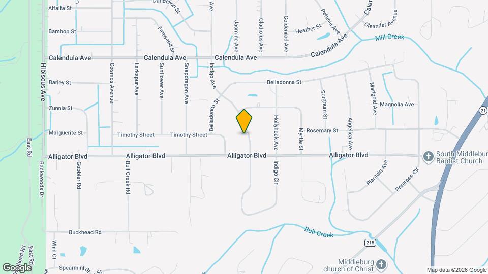 2620 Indigo Ave Map and Location Details