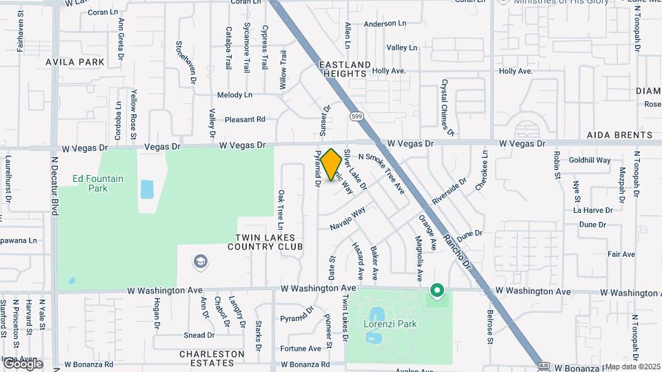 1332 Pyramid Cir Map and Location Details