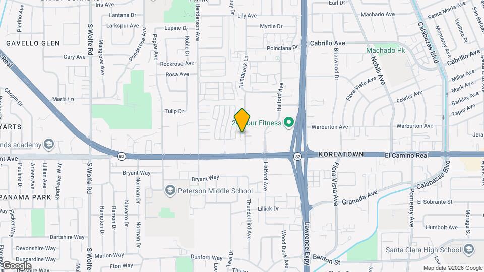 1043 Helen Ave Mapa y Detalles de la Ubicación