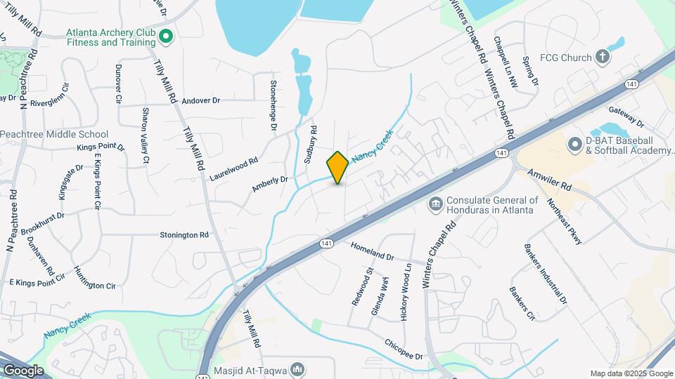 2729 E Sudbury Ct Map and Location Details