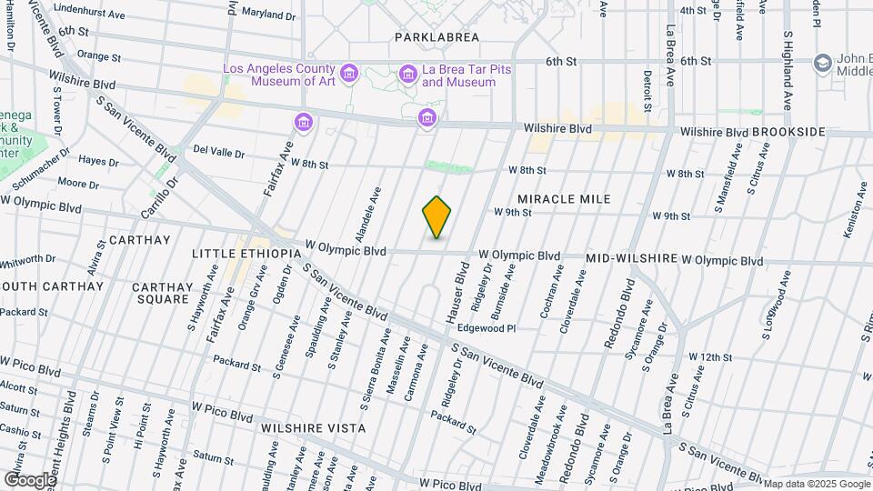 5761 W Olympic Blvd Map and Location Details