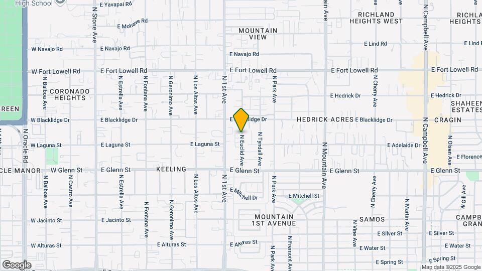 2935 N Euclid Ave Map and Location Details