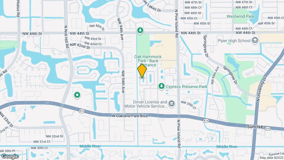 3940 NW 92nd Ave Map and Location Details