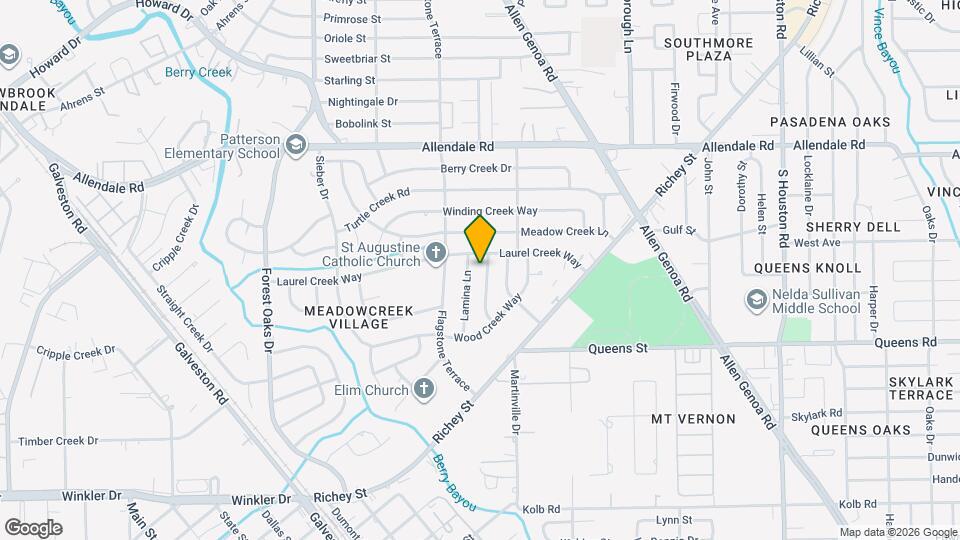 2114 Linden Creek Ln Map and Location Details