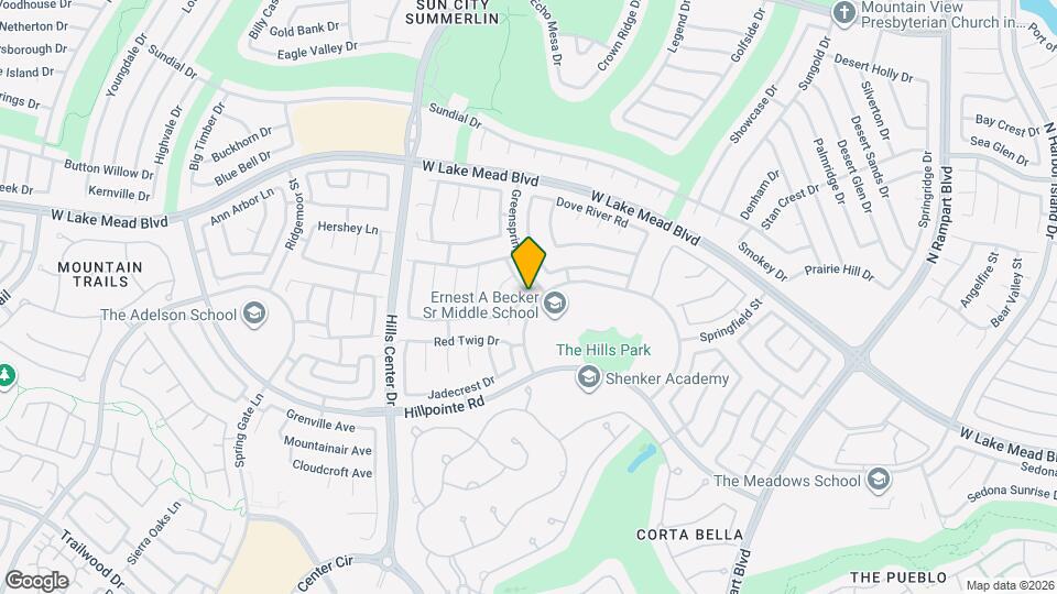 9205 Spruce Mountain Way Map and Location Details