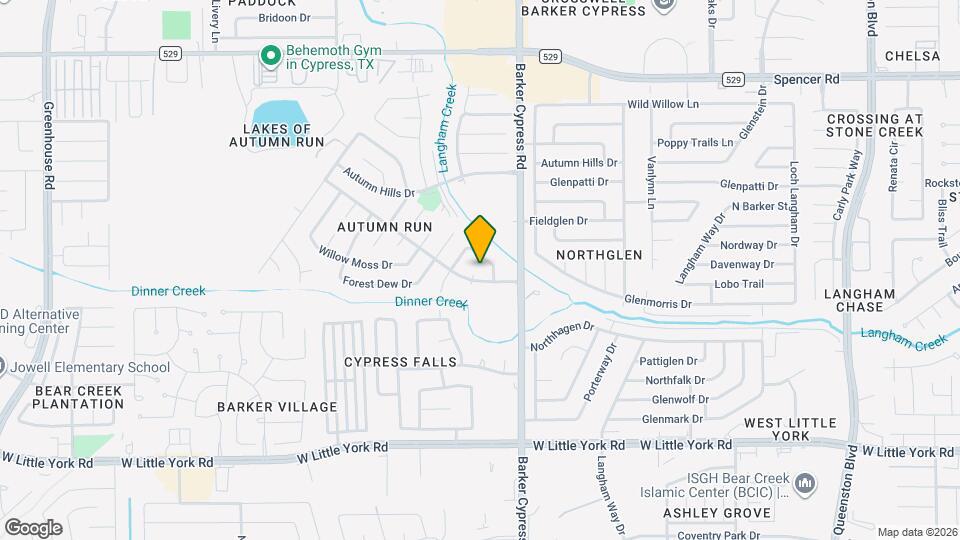 6706 Dinner Creek Ct Map and Location Details