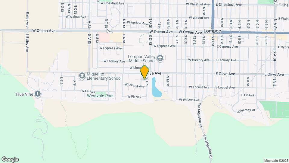 417 S O Pl Map and Location Details