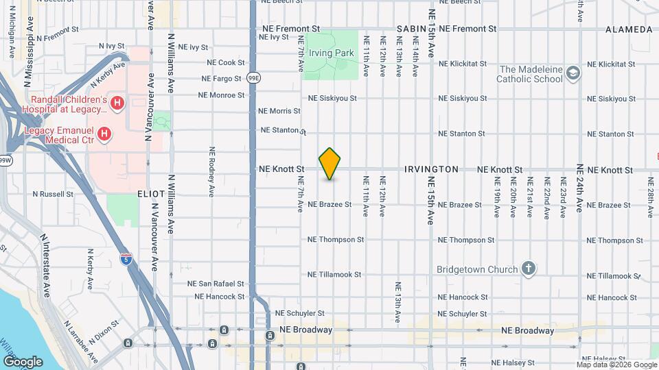 2605 NE 9th Ave Map and Location Details