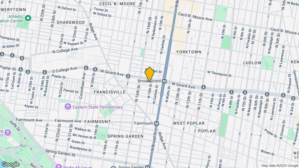 924 N 15th St Map and Location Details