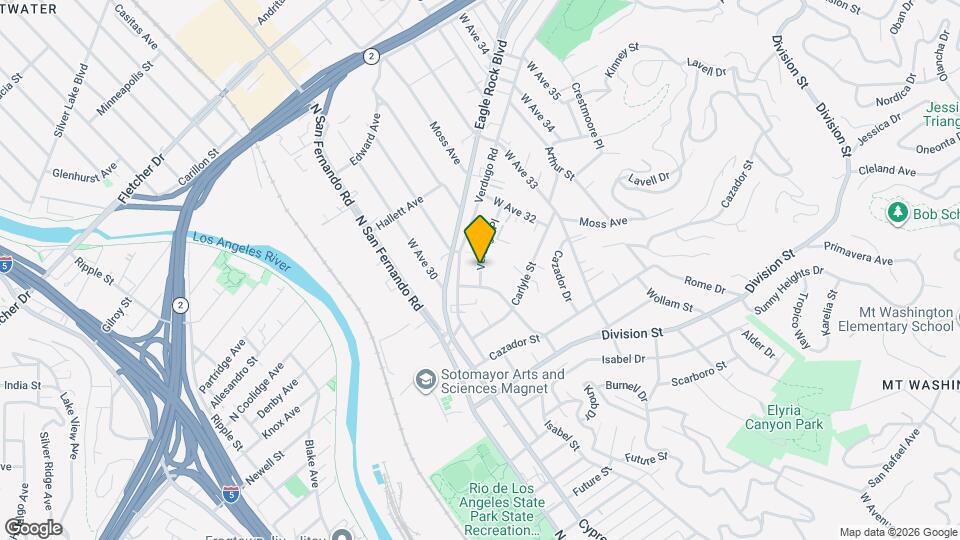 3121 Verdugo Pl Map and Location Details