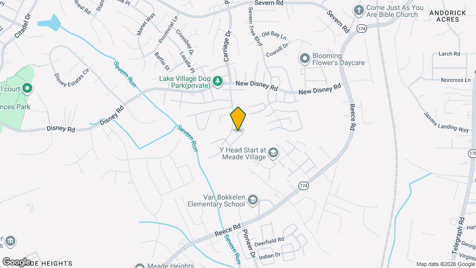 7903 Canter Ct Map and Location Details