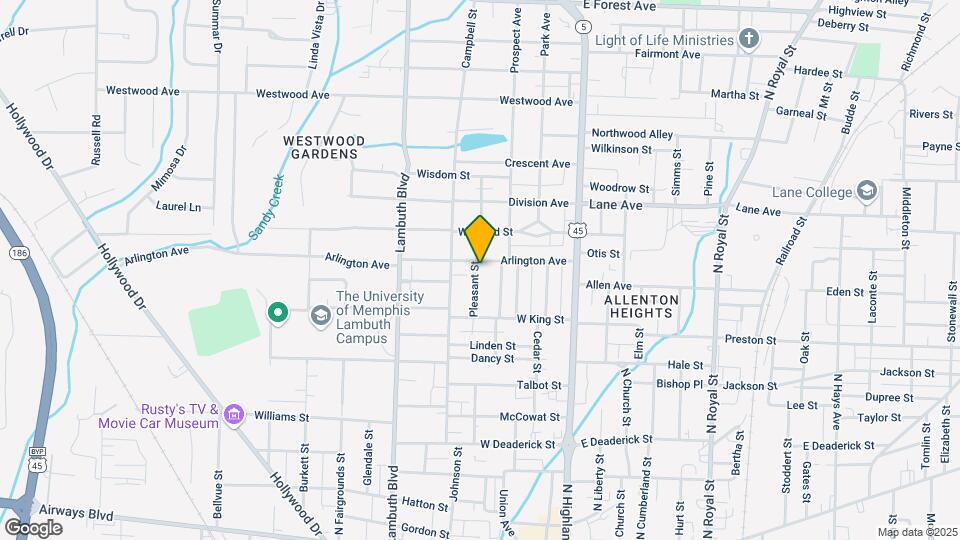 168 Arlington Ave Map and Location Details