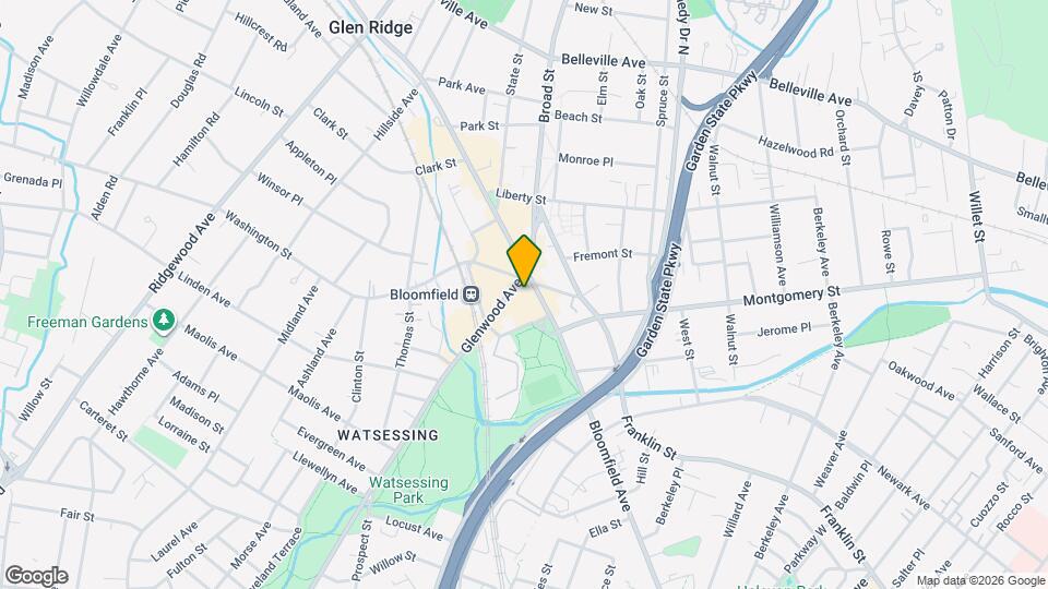 574 Bloomfield Ave Map and Location Details