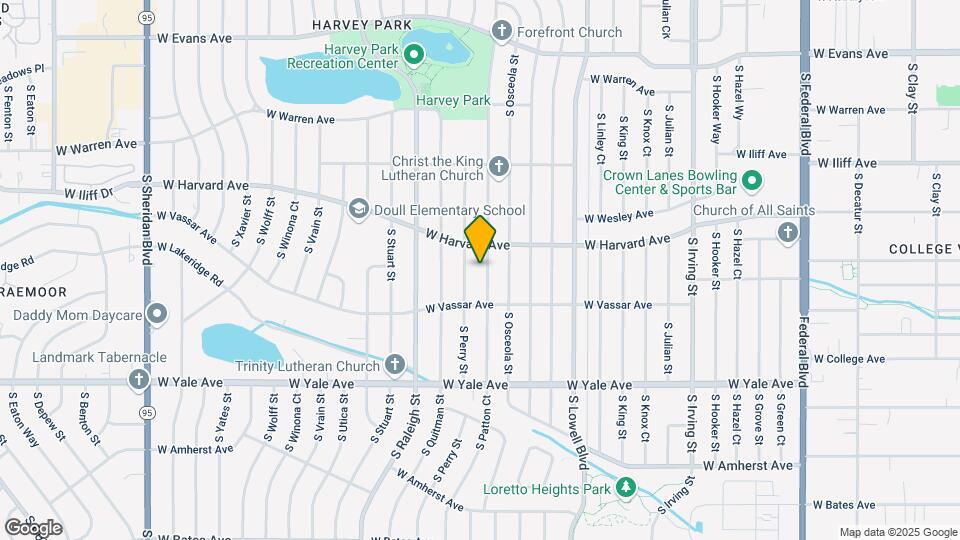 2545 S Patton Ct Map and Location Details