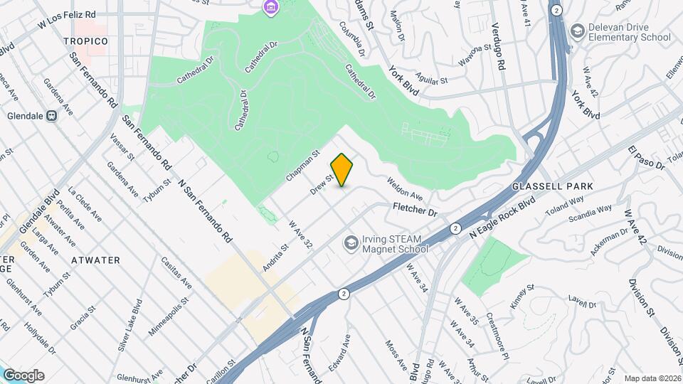 3325 Andrita St, Unit J Map and Location Details