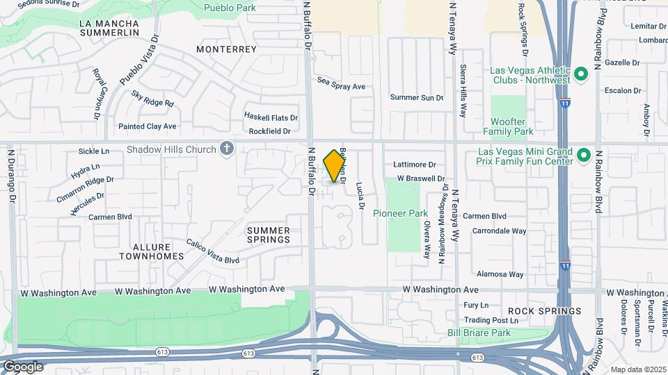 7553 Dry Creek Ave Map and Location Details