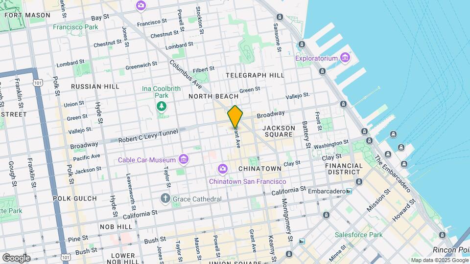 1101 Grant Ave Mapa y Detalles de la Ubicación