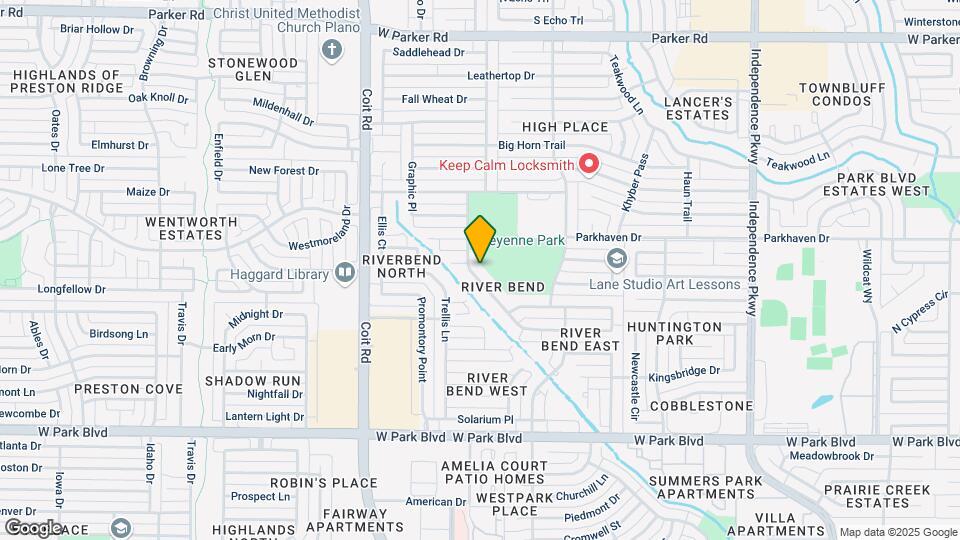 3733 Interlaken Dr Map and Location Details