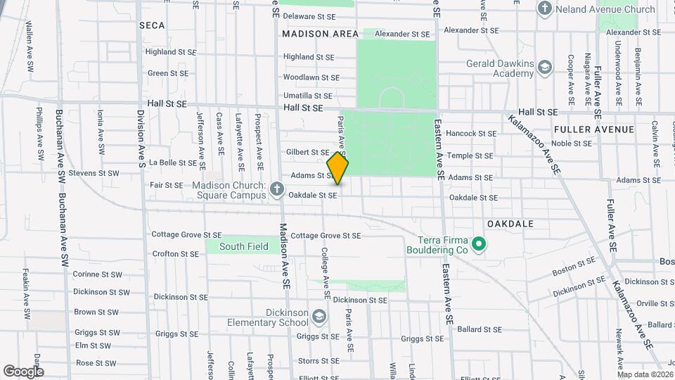 523 Oakdale St SE, Unit 2 Map and Location Details