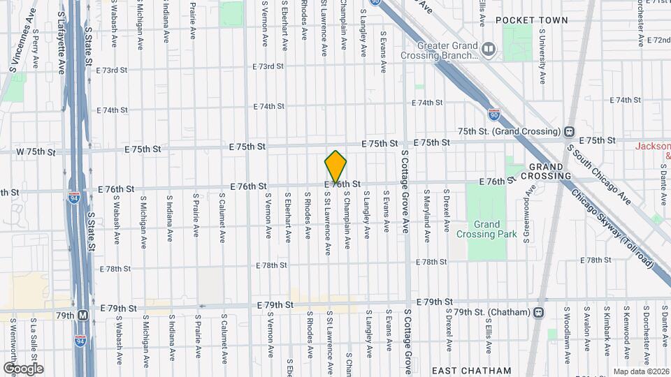 611 E 76th St, Unit 2E Map and Location Details