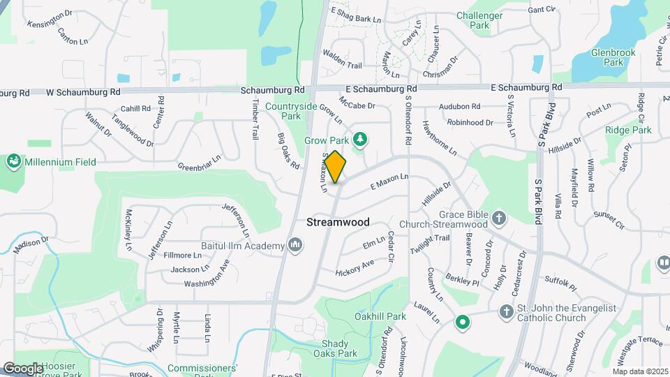 202 E Streamwood Blvd Map and Location Details