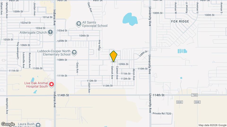 10807 Detroit Ave Map and Location Details