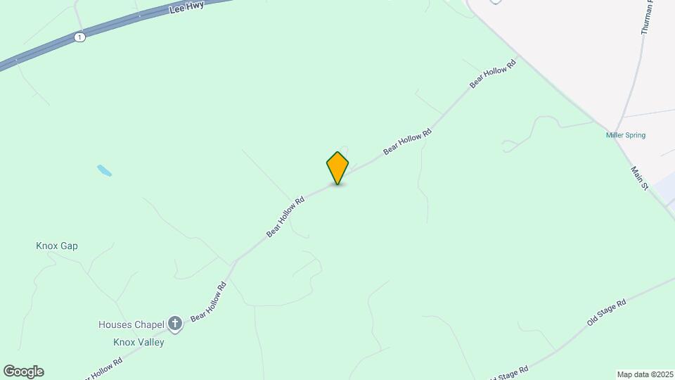 542 Bear Hollow Rd Map and Location Details