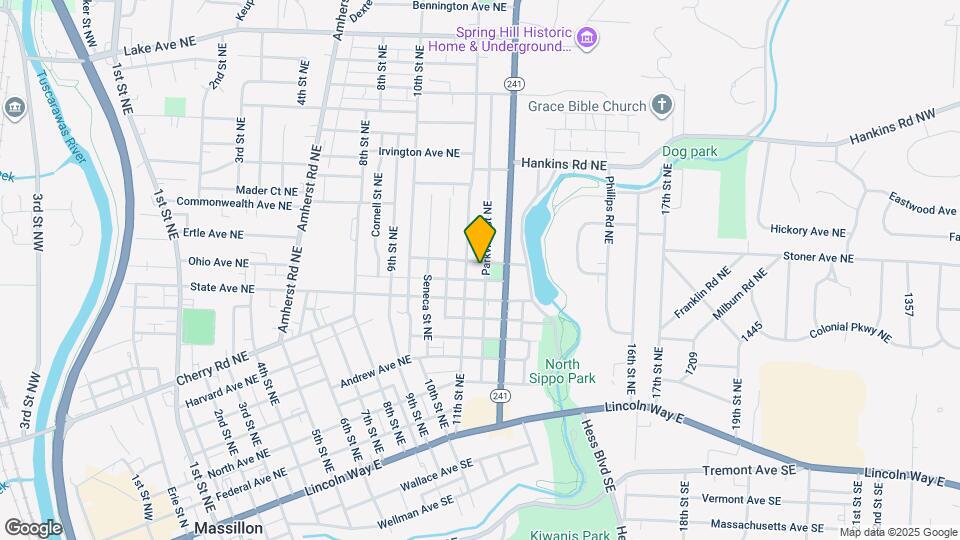 837 Parkview St NE, Unit 1 Map and Location Details