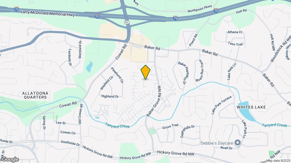 4940 Parke Brook Dr Map and Location Details
