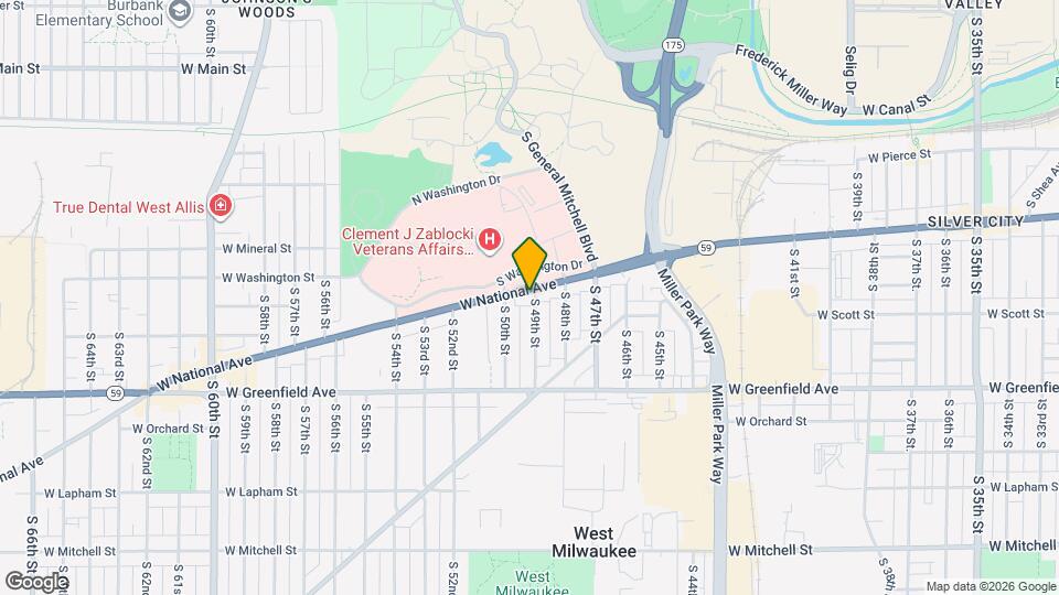 4905 W National Ave Map and Location Details