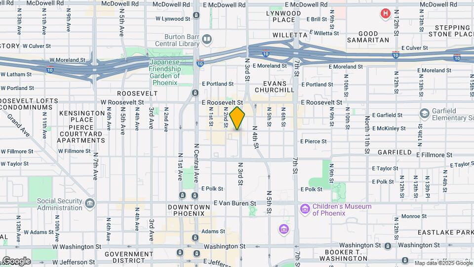 215 E McKinley St Map and Location Details